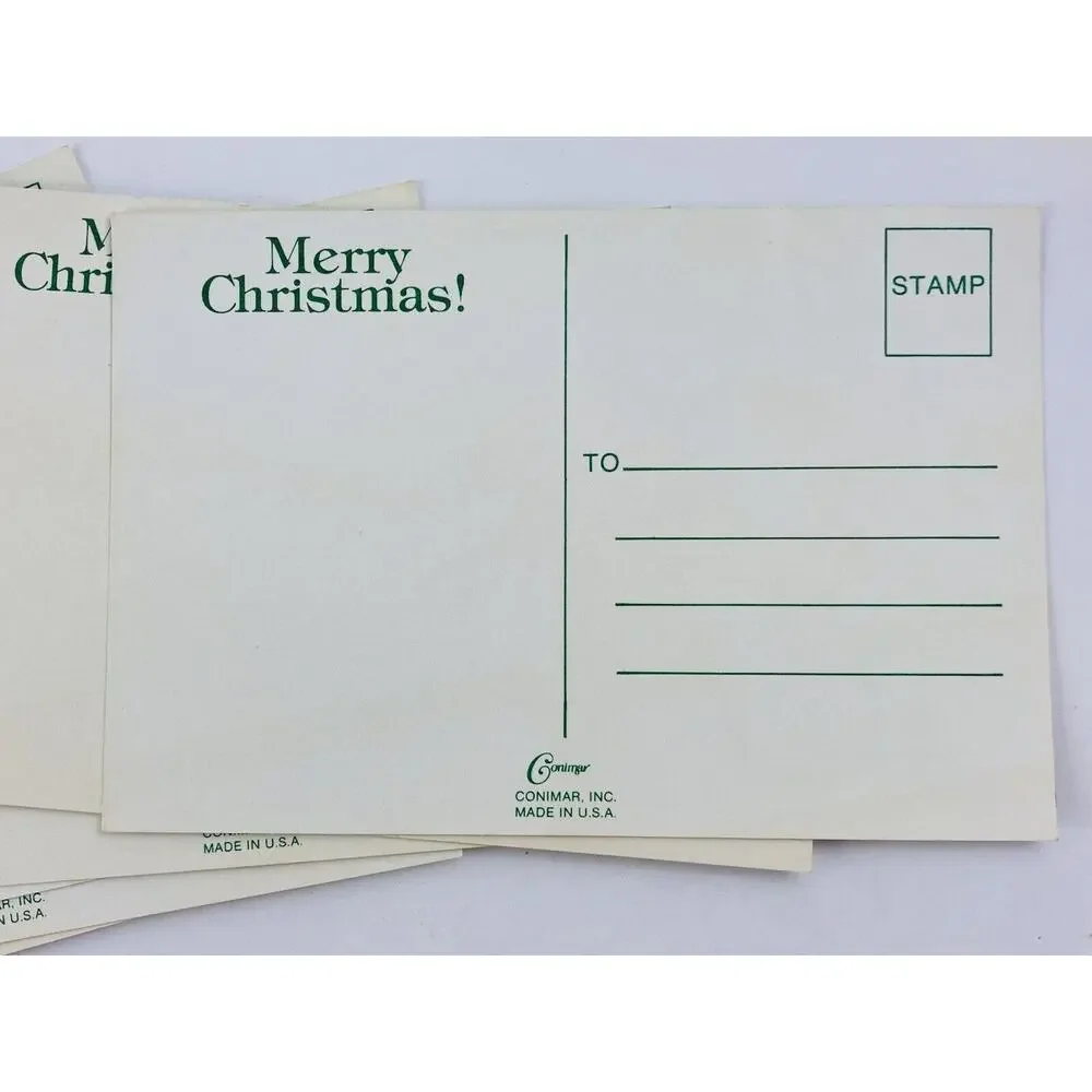 11 Vintage Conimar Christmas Postcards 4